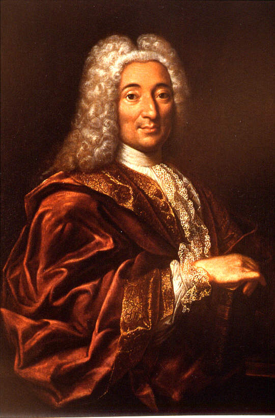 Engraved portrait of Pierre Fauchard, the 18th-century French surgeon regarded as the father of modern dentistry.
